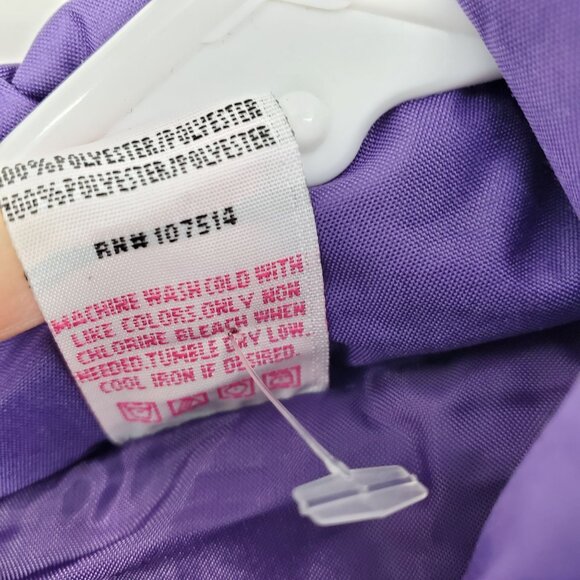 Beverly Hills Princess Purple Girl's Winter Puffer Vest Size 4 - Picture 3 of 7